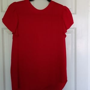 Loft Red NWT top